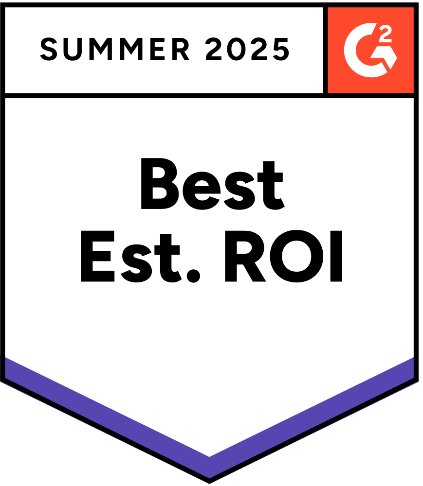 G2 - Best ROI Summer 2025